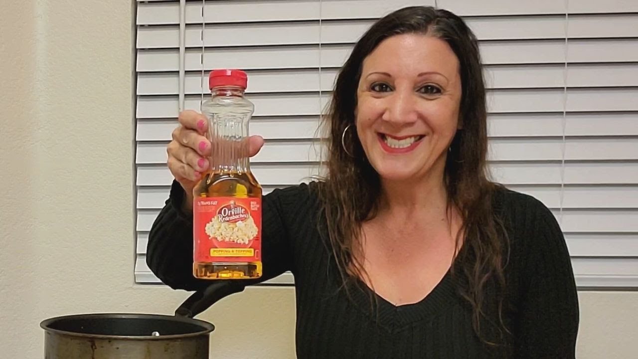 Popcorn Butter Oil Orville Redenbacher's Popping & Topping YouTube