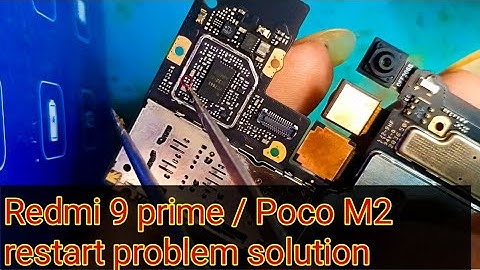 Redmi 9 prime restart problem || Poco M2 restart problem