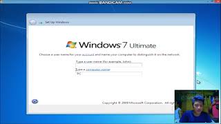 Installing windows 7 Using virtual Box