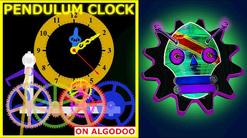 ALGODOO ANALOGUE CLOCK HOURS, MINUTES AND SECONDS