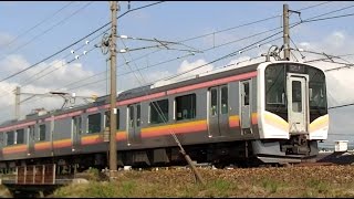 線路モニタリング装置付きE129系B9編成　信越本線451M　長岡→新潟