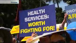 Hospital workers threaten to strike