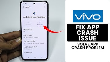 How to Fix Apps Keeps Stopping Problem in Vivo - Solve Apps Crash Issue