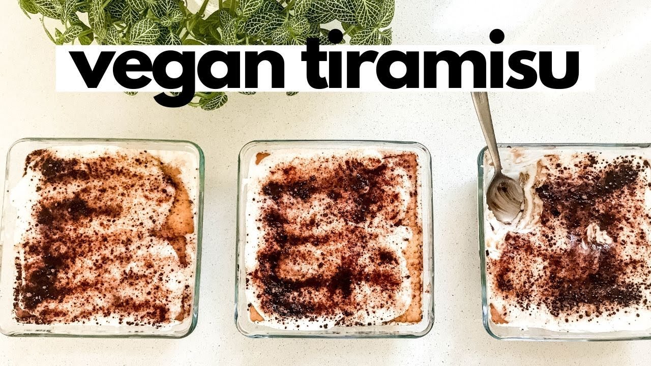 Vegan Tiramisu maken! | Makkelijk en snel