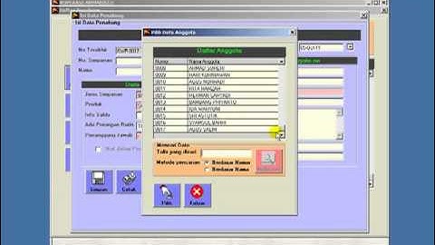 Cara Mendaftarkan Rekening Simpanan Sukarela Koperasi dalam Armadillo Simpan Pinjam