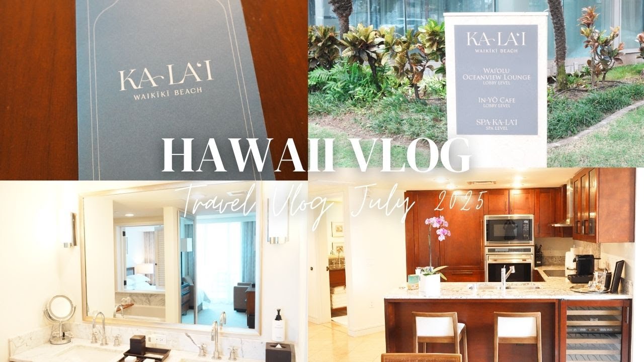 【ハワイVlog#4】カ・ライワイキキビーチLXRホテルのスイートルームに3泊！暮らすように旅するホノルル滞在