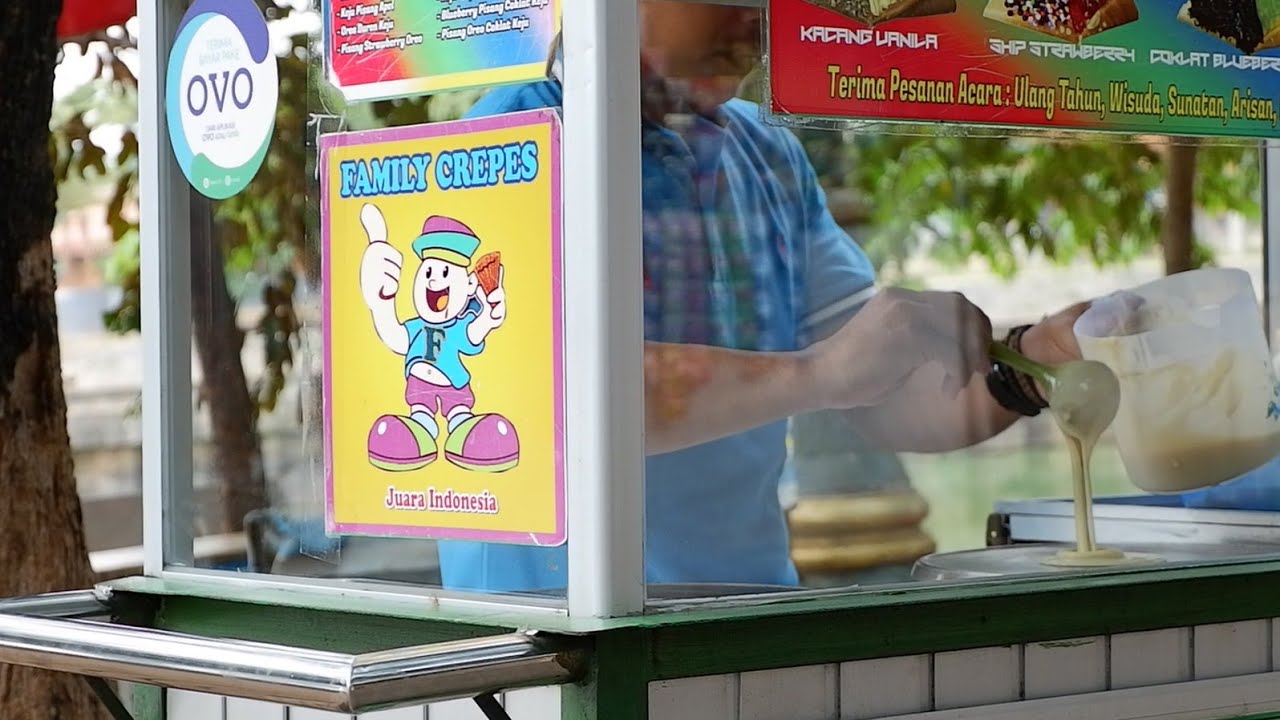 HARGANYA 3-6 RIBU AJA !! Aneka Rasa Crepes Indonesia - Jakarta Street ...