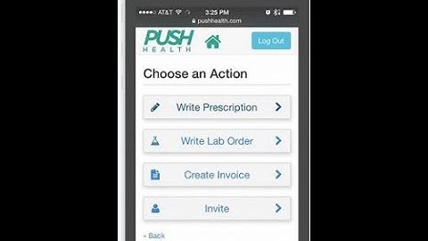 How to send prescription to Push Health