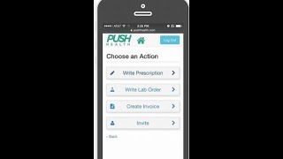 How to send prescription to Push Health