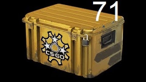 opening a csgo case every day until i get a gold day 71