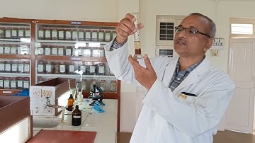 Determination of swelling Index of Isabgol by   Ravindra Kardi, KLE College Of Pharmacy.