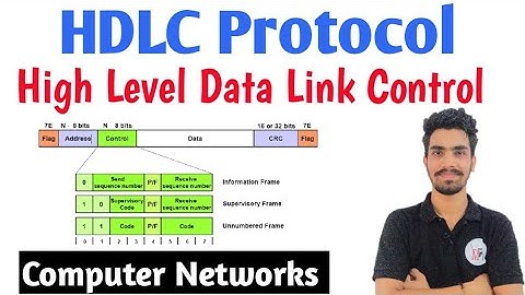 High Level Data Link Control (HDLC) with Frame Format in Hindi | Computer Network Lectures in Hindi