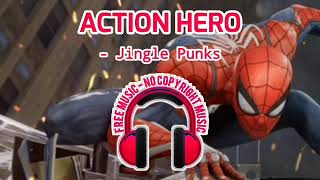 ACTION HERO - Jingle Punks | No Copyright Music Resimi