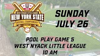 2026 NYS Little League Baseball Championship - Pool Play Game 5