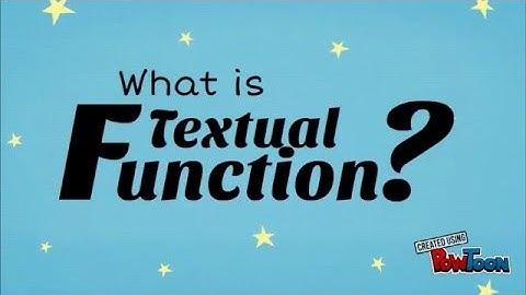 Textual Function