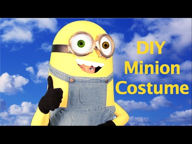 DIY.Comment faire un déguisement de MINION.//How to make a Minion costume.  