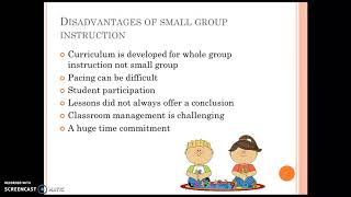 Small Group instruction in Math