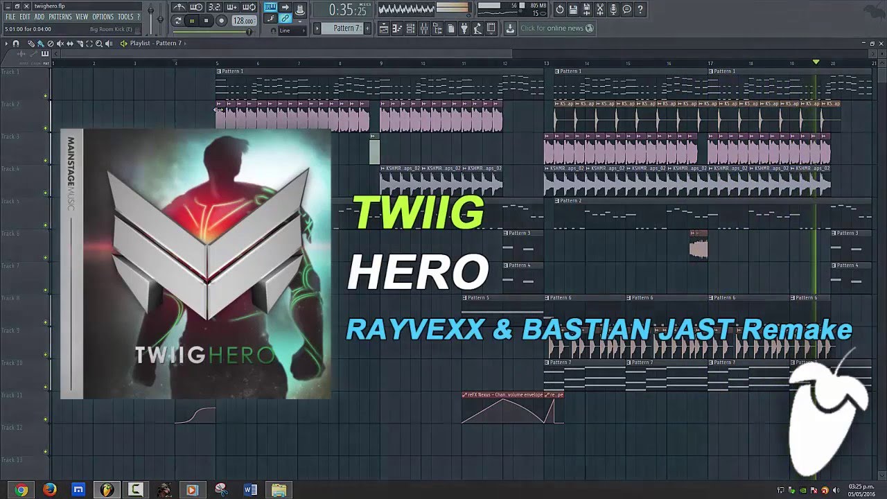 TWIIG - Hero (Original Mix) (FL Studio Remake + FLP)
