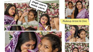 Jaisi karni waisi Bharni || In hindi || Makeup Artist  & Clint's story!!