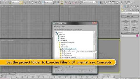 Study 3DMax 2010 by Mr. Aaron F. Ross 00 03  Setting a project folder