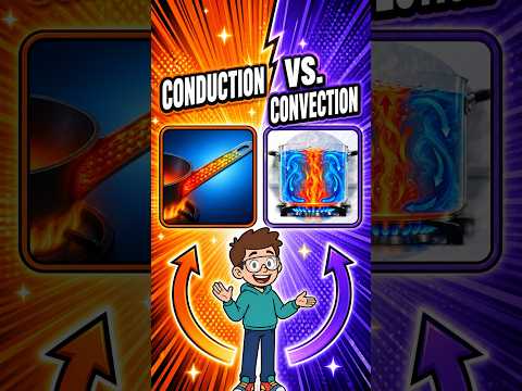 ✅ Conduction vs Convection: What’s the Difference? | Heat Transfer Explained