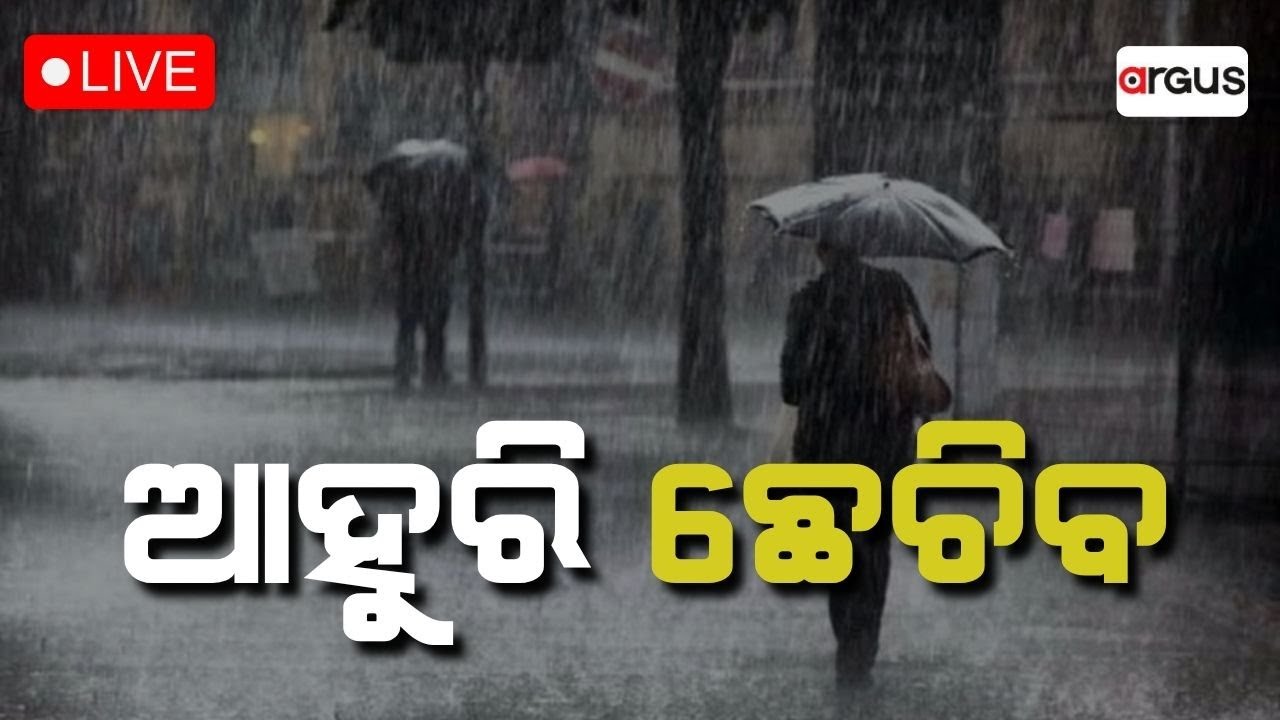 🔴Live | ଆହୁରି ଛେଚିବ | Red Alert | Low Pressure | Weather Update | Rainfall | IMD | Odisha Argus News