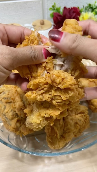 The secret recipe for Kentucky Fried Chicken that is crispy and long-lasting #simplerecipe #quick...