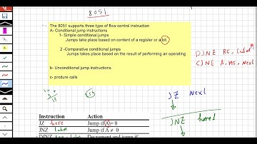 Jump instructions and logical operations  -  edsim 51 (Lab2-1)