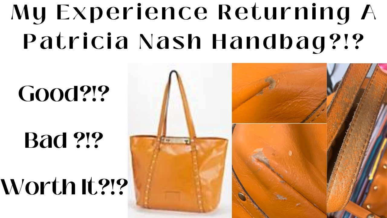 My Experience Returning A Patricia Nash Handbag!?! 