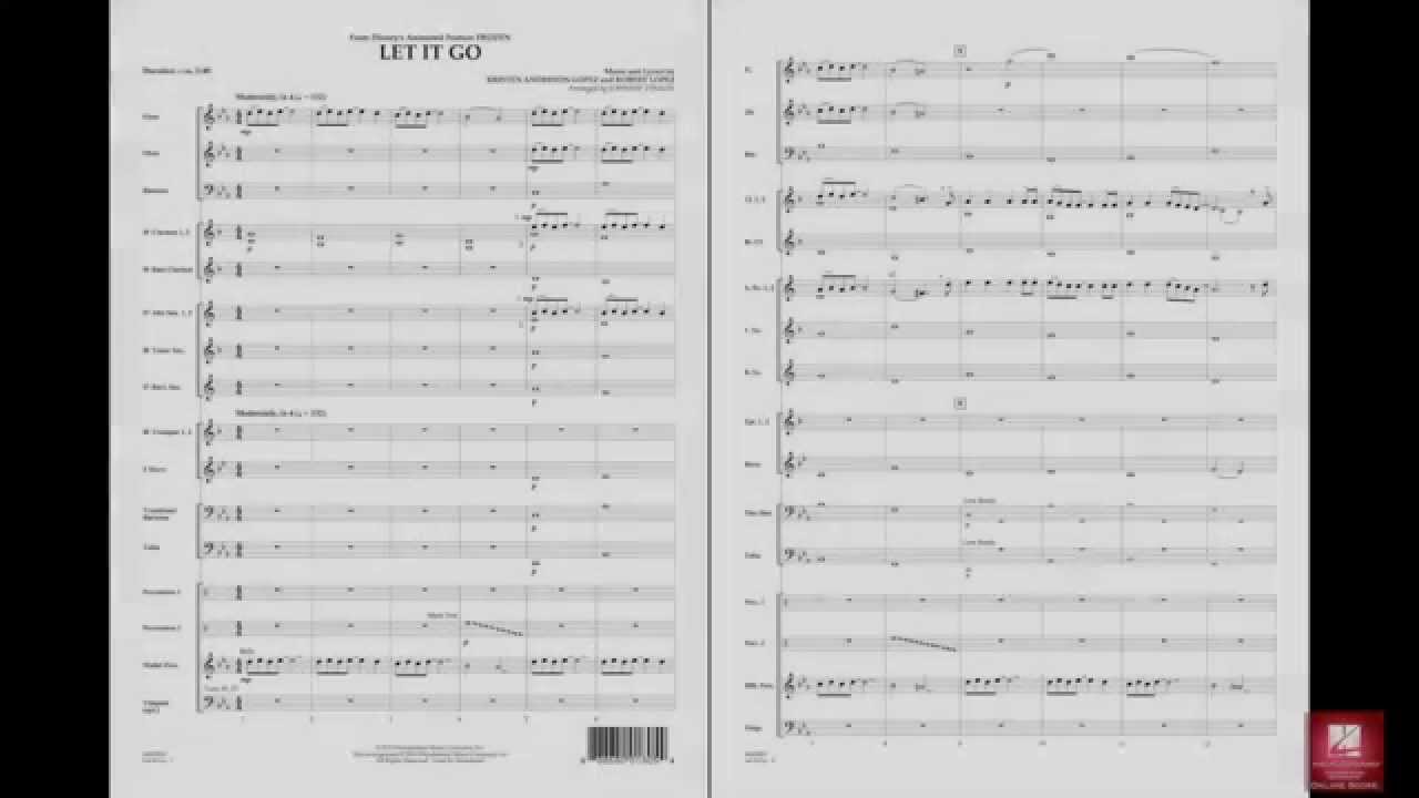 Let It Go arranged by Johnnie Vinson