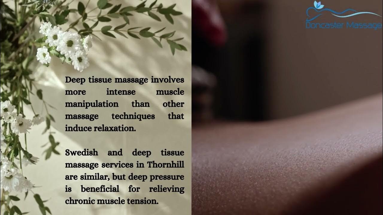 Enjoy a relaxing Deep tissue massage near me at a low budget YouTube