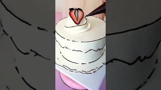 Creating a Comic Book-Themed Cake #ytshorts #ytviral #comiccake