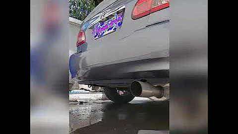 Sound of FGK Fujitsubo Exhaust on Toyota Corolla Altis swap engine to 2zz-ge