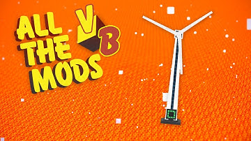 All The Mods Volcano Block EP4 Oil Rig Build + Free Wind Power