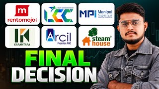 6 IPO Final Decision || Rentomojo IPO | Karamtara Engineering IPO | LCC Project IPO | Steamhouse IPO