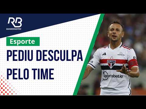 São Paulo x Boca: Rafinha pede desculpas para a torcida após eliminação