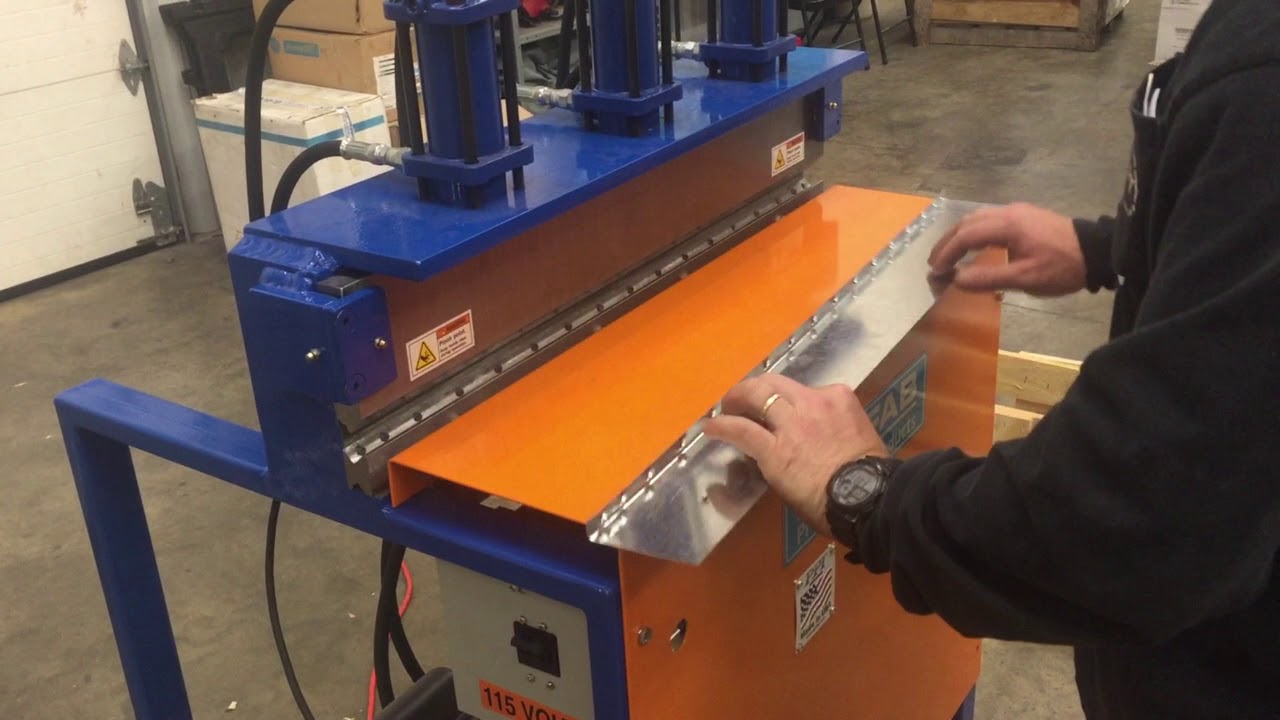 PROFAB Vertical Hydraulic Button Punch Cheek Bender 1 YouTube