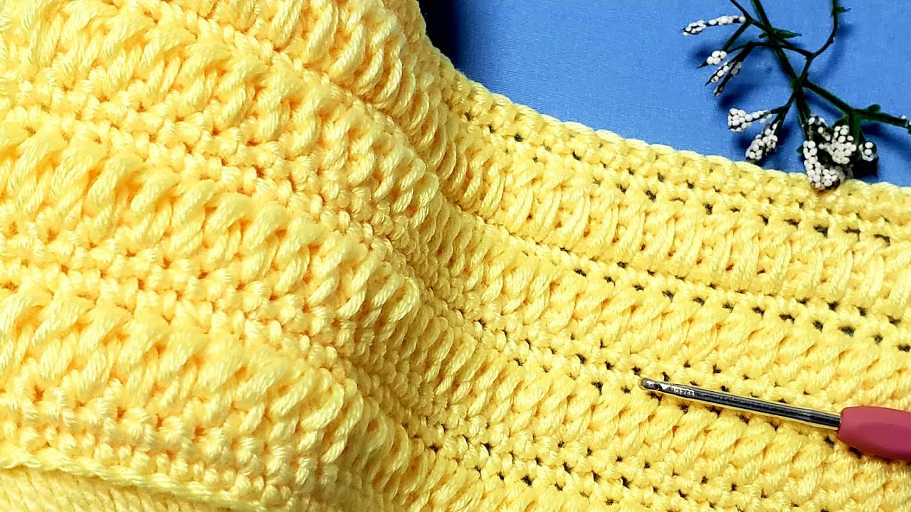 Un punto super fácil para tus tejidos a crochet