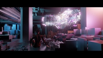 Sci fi scene in blender eevee (with process timelapse)