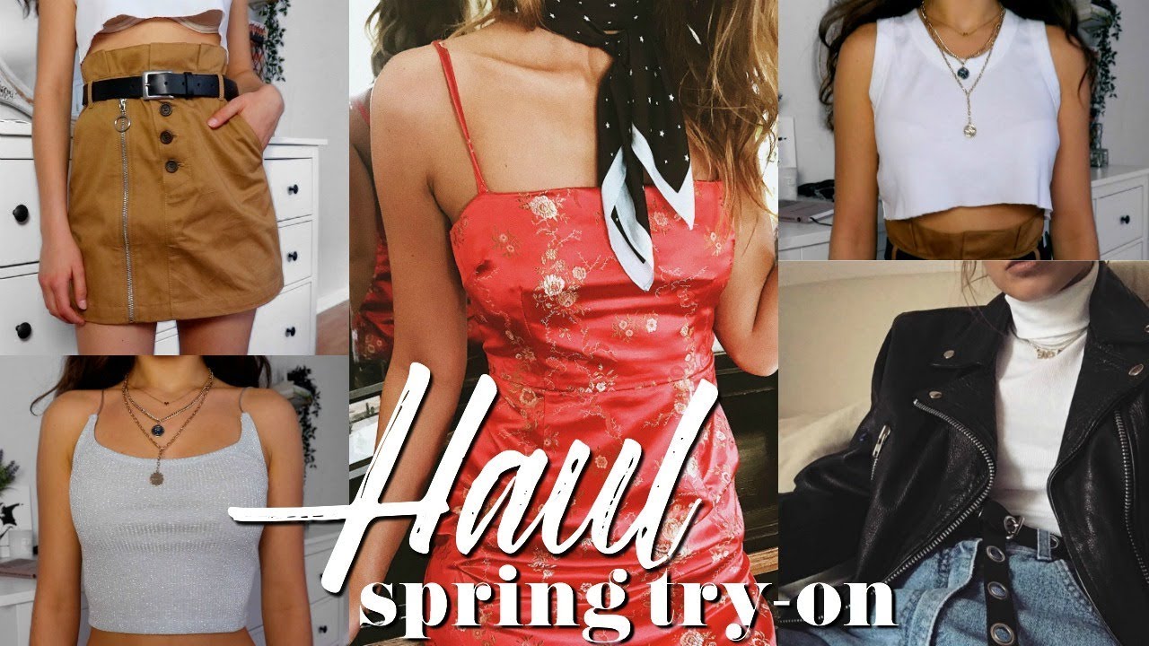 SPRING TRY-ON HAUL // i.am.gia, topshop, +