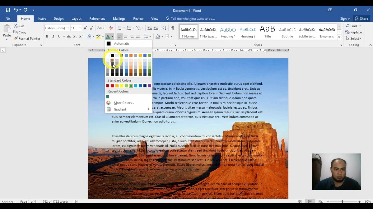background word สวยๆ  Update New  Cara Membuat Background di Word | Tutorial Microsoft Word