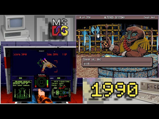 75 MS-DOS games released in 1990 - YouTube