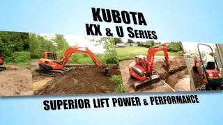 Mini Kubota excavator in North Carolina - Hines Equipment