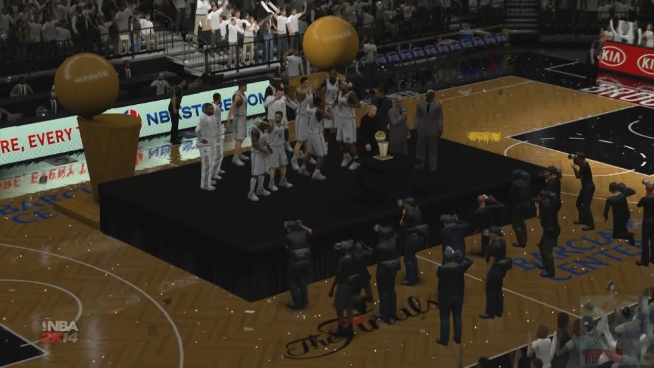NBA 2K14 Brooklyn Nets NBA Finals Introduction & Championship