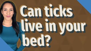 Can ticks live in your bed?