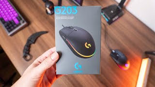 o melhor Mouse Gamer BARATO de até R$100 - Logitech G203