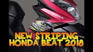 New Striping Honda Beat 2018 Wanz Otogadget