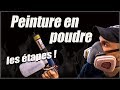 Peinture en poudre comment faire tape par tape