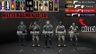 HİLECİ 40+ VURUYOR AMA CYBER MAÇI BIRAKMIYOR! CyberRulz Mekiple CSGO REKABETÇİ