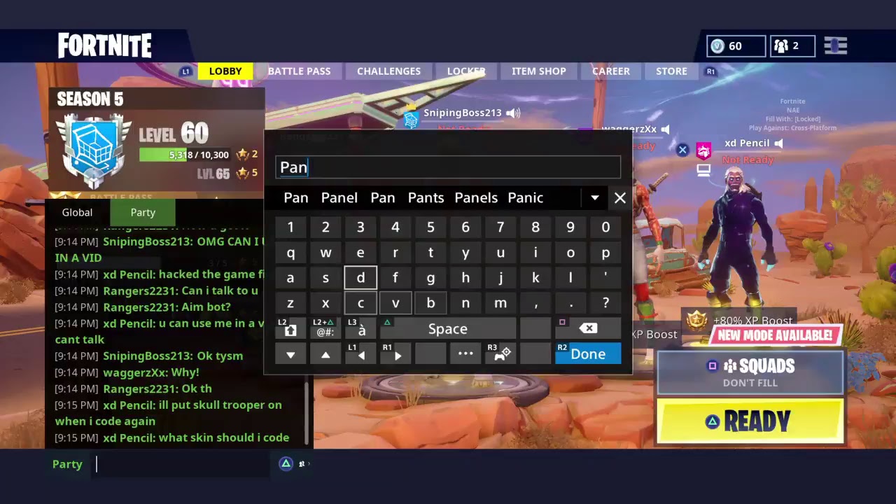 LEAKED GALAXY SKIN JOINED MY PARTy